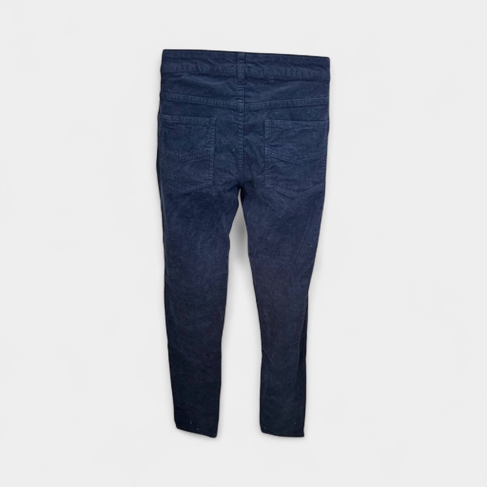 Zadig & Voltaire‎ Corduroy Pants Skinny Leg Dark Blue Casual Designer - Picture 4 of 14